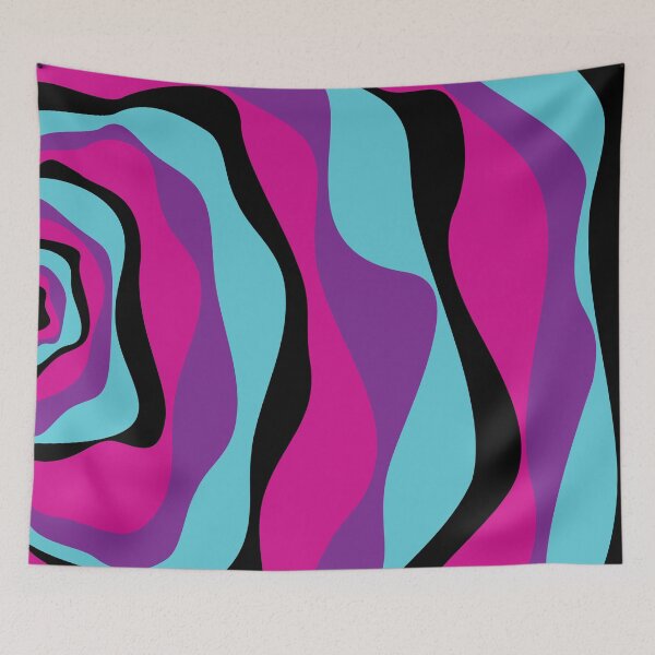Item preview, Ebb and Flow 4 - Pink, Purple, Blue and Black  designed and sold by LAEC-Shop.