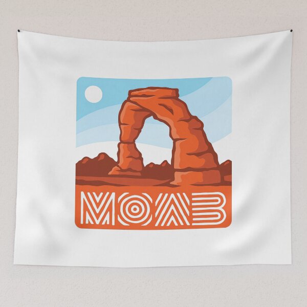 Aperçu de l'œuvre Moab Utah, Vintage, Arche, Coucher De Soleil créée et vendue par graphic-genie.