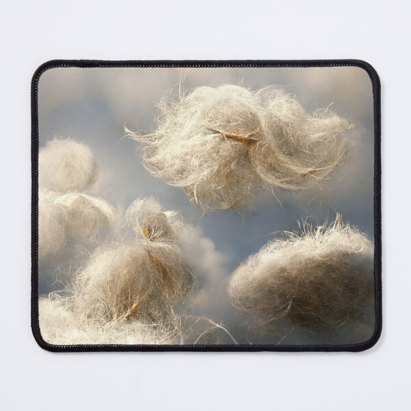Item preview, cotton balls on a windy field 3 designed and sold by Mike Kiev art.