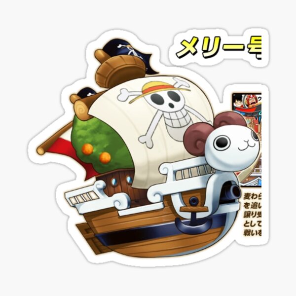 SRBB0716 Going Merry One piece anime sticker