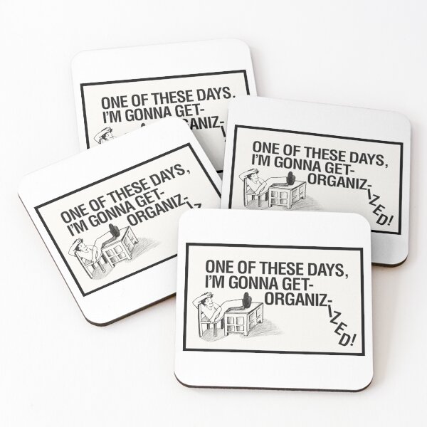 Item preview, One Of These Days, I'm Gonna Get Organised (Organizized) Taxi Driver designed and sold by WHILE-YOU-WAIT.