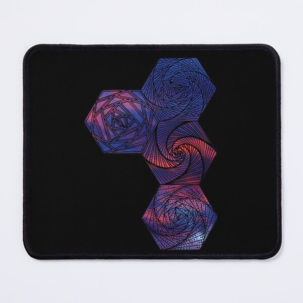 Item preview, Dark Red Blue Sky Quadruple Mandala designed and sold by createVisions.