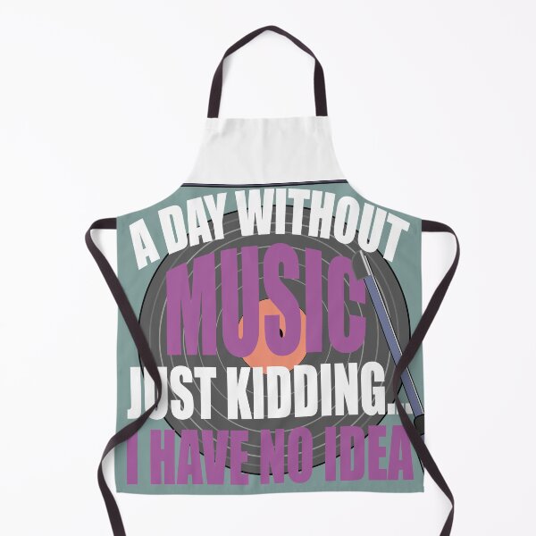 Item preview, Life without music, turntable illustration with phrase designed and sold by Kentokiyo.