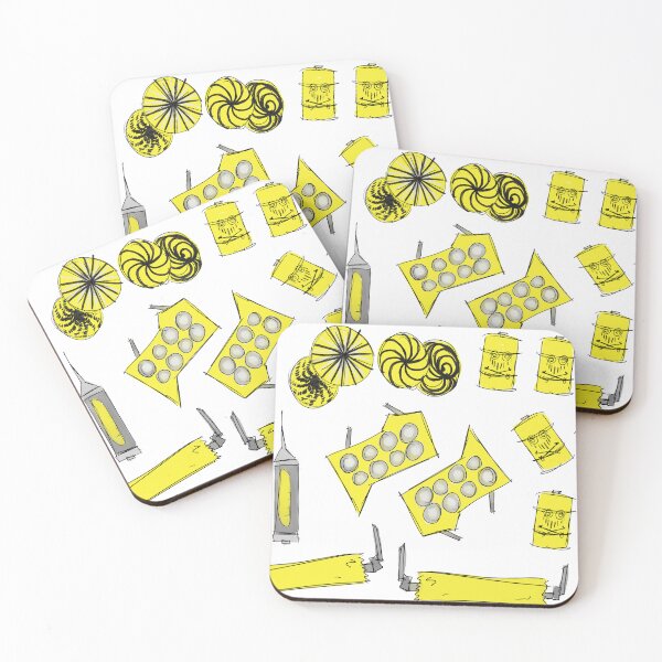 Item preview, Badly Drawn Marmaliser Parts - Sticker Sheet designed and sold by Cabled Creature.