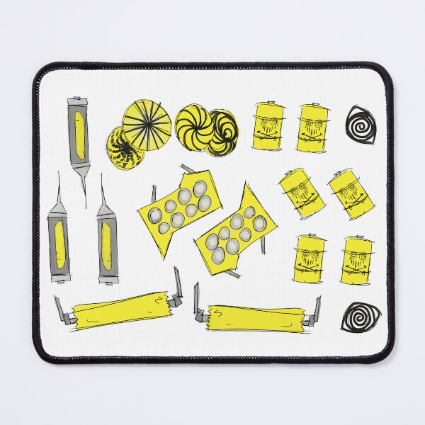 Item preview, Badly Drawn Marmaliser Parts - Sticker Sheet designed and sold by Cabled Creature.