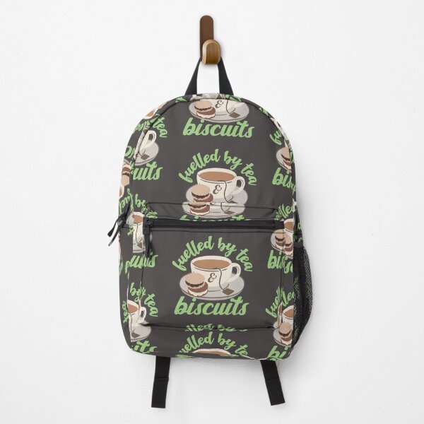 Item preview, Pastel Green Fuelled By Tea And Biscuits Fun Slogan designed and sold by TrulyEpoque.