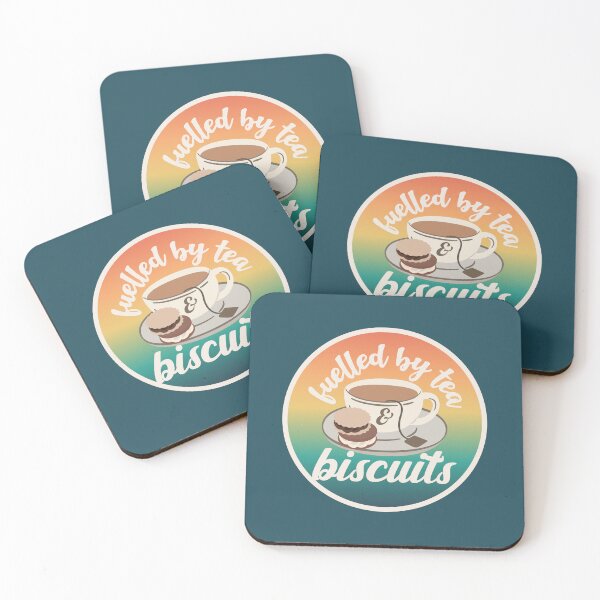 Item preview, Ombre Fuelled By Tea And Biscuits Fun Slogan designed and sold by TrulyEpoque.