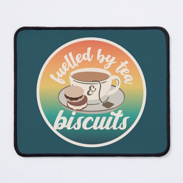 Item preview, Ombre Fuelled By Tea And Biscuits Fun Slogan designed and sold by TrulyEpoque.