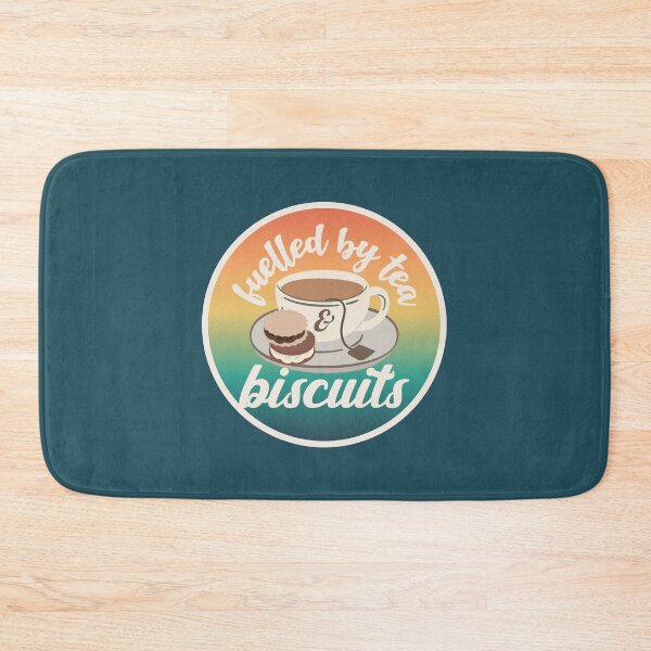 Item preview, Ombre Fuelled By Tea And Biscuits Fun Slogan designed and sold by TrulyEpoque.