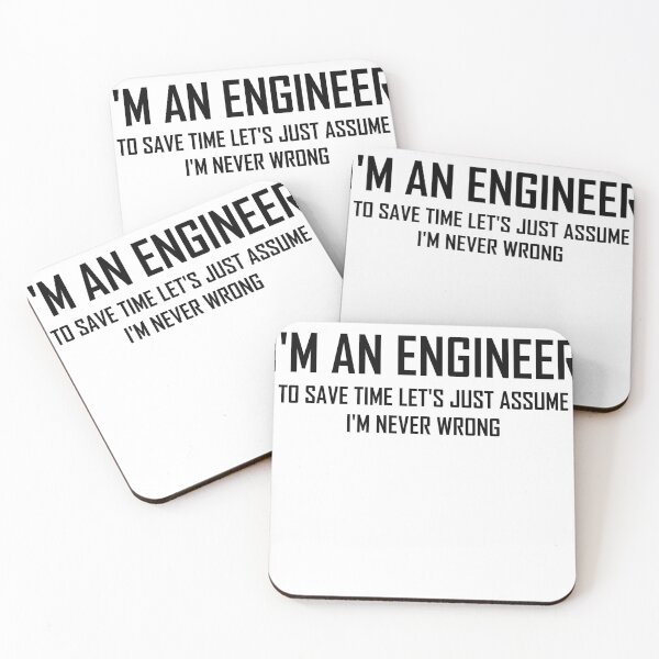 Item preview, I'm An Engineering- Funny Engineering Joke designed and sold by the-elements.