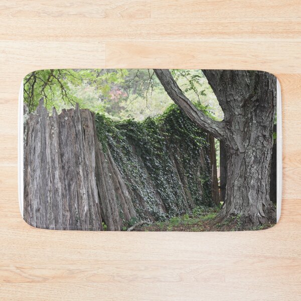 Item preview, Overgrown wooden fence designed and sold by Tonia Delozier's Photography .