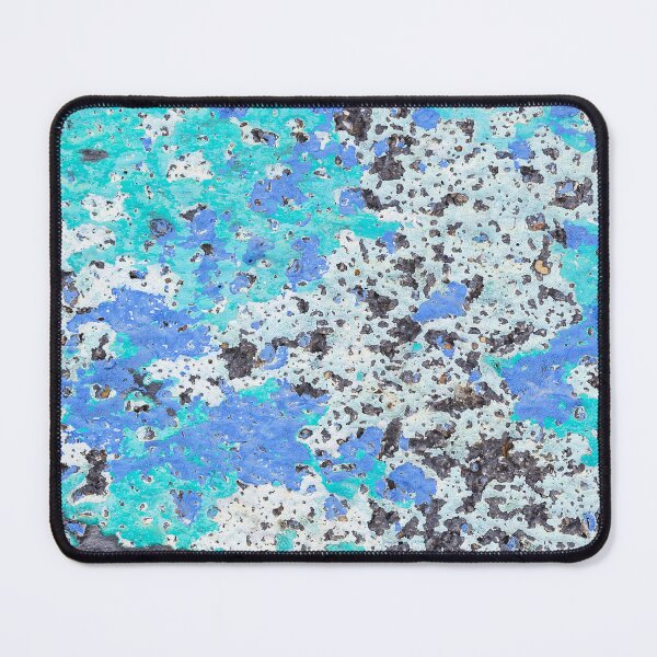Item preview, Blue green white stone wall, background. designed and sold by cloud7.