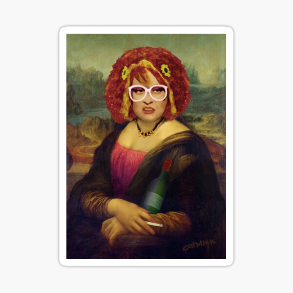 Moaner Linda (No Gold Frame) Sticker