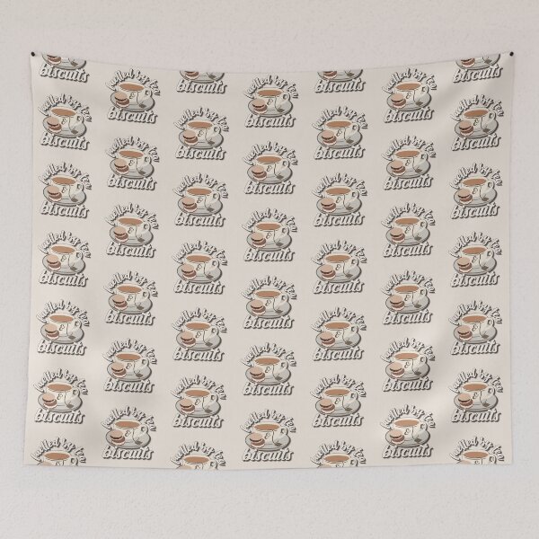 Item preview, Fuelled By Tea And Biscuits Fun Slogan Shadow Text designed and sold by TrulyEpoque.