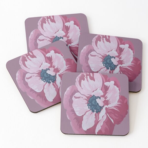 Item preview, Artistic Pink Anemone Flower Vector Cut Out designed and sold by taiche.