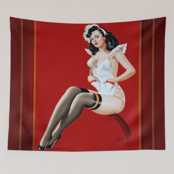 Item preview, The Maid by Peter Driben Remastered Vintage Art Xzendor7 Reproductions designed and sold by Xzendor7 Digital Art Creations.