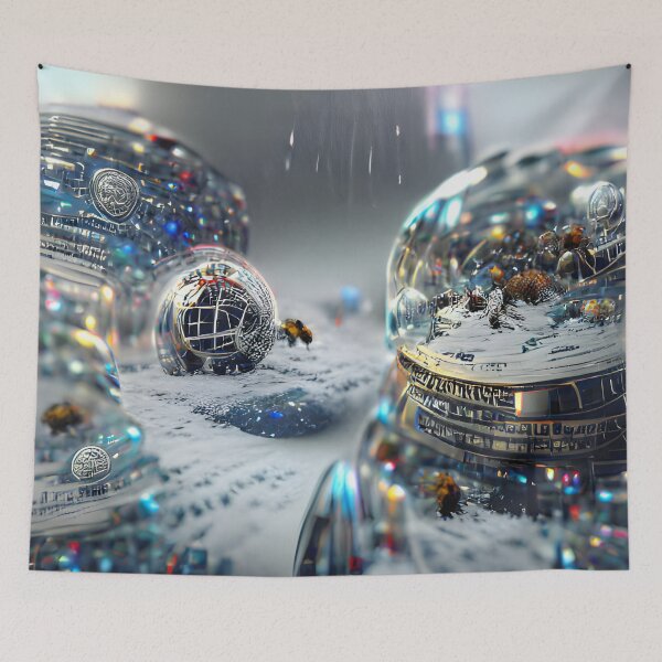 Item preview, Glittering snow globe  designed and sold by fizzribbit.