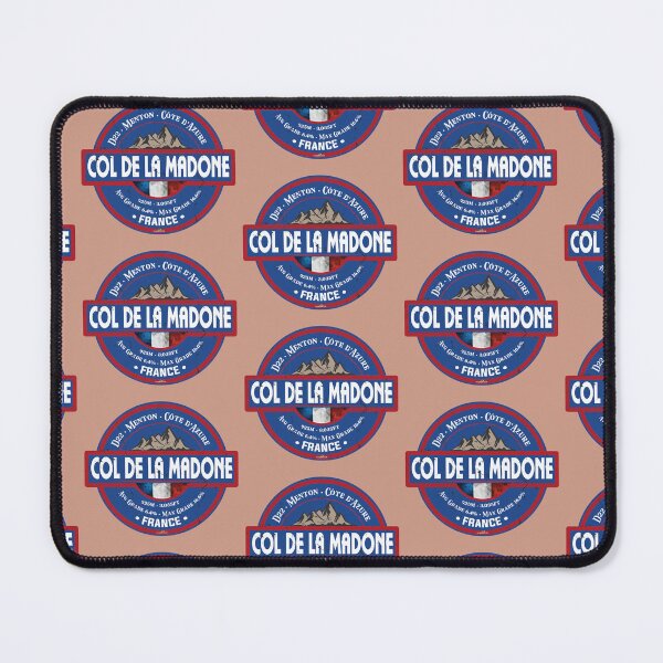 Item preview, Col de la Madone Cycling Tour de France Sticker T-Shirt 01 designed and sold by OuterShellUK.