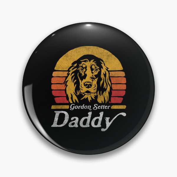Item preview, Retro Vintage Gordon Setter Papá designed and sold by More Cute Dogs.