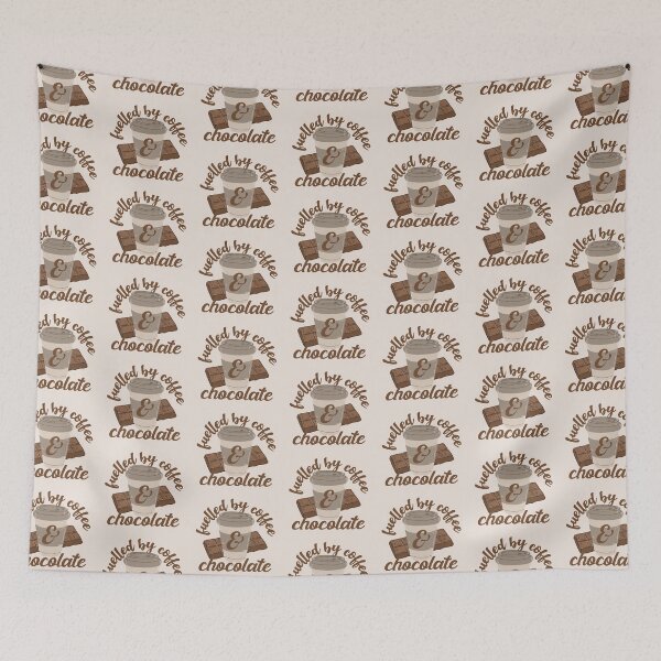Item preview, Fuelled By Coffee And Chocolate Fun Slogan designed and sold by TrulyEpoque.