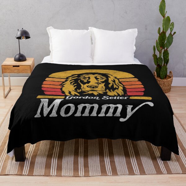Artikelvorschau, Retro Vintage Gordon Setter Mama entworfen und verkauft von More Cute Dogs.