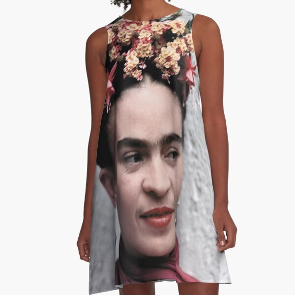 Retrato de Frida Kahlo Vestido acampanado