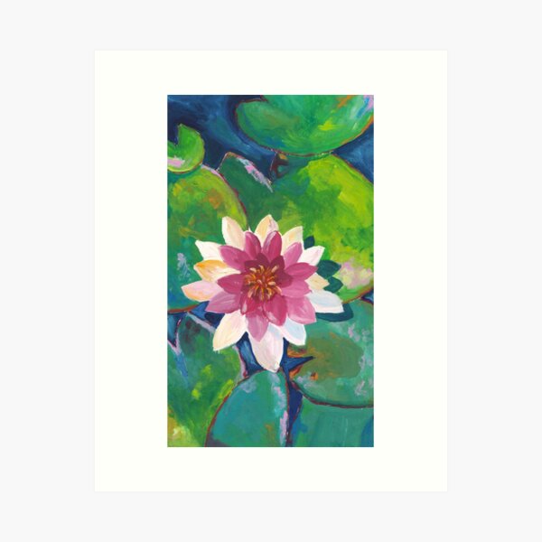 single lotus Art Print