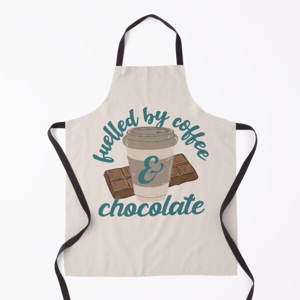 Item preview, Petrol Blue Fuelled By Coffee And Chocolate Fun Slogan designed and sold by TrulyEpoque.