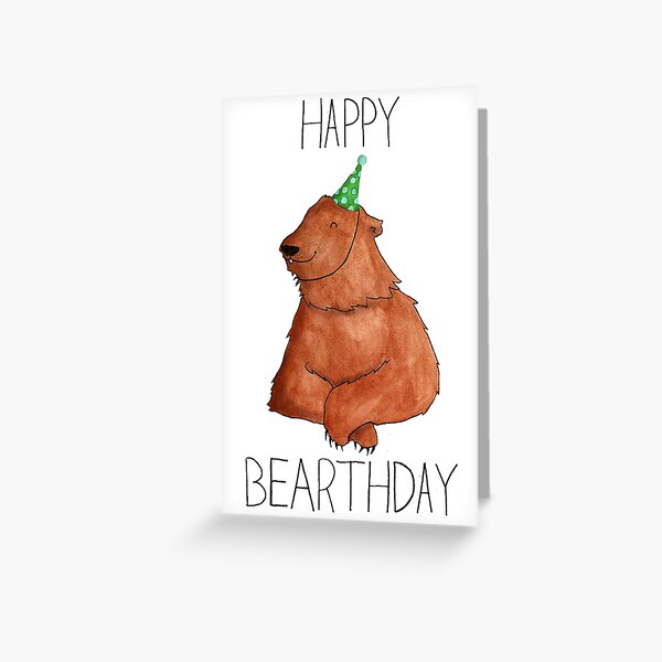 Item preview, Bearthday designed and sold by flailingmuse.