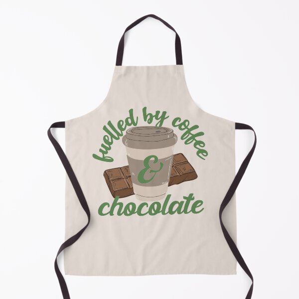 Item preview, Green Fuelled By Coffee And Chocolate Fun Slogan designed and sold by TrulyEpoque.