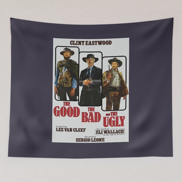 Artikelvorschau, Leben Epos Freundschaft Gier Verrat Verlust Sergio Leone Das Gute, das Böse und das Hässliche Retro entworfen und verkauft von MaxSusieIngle.