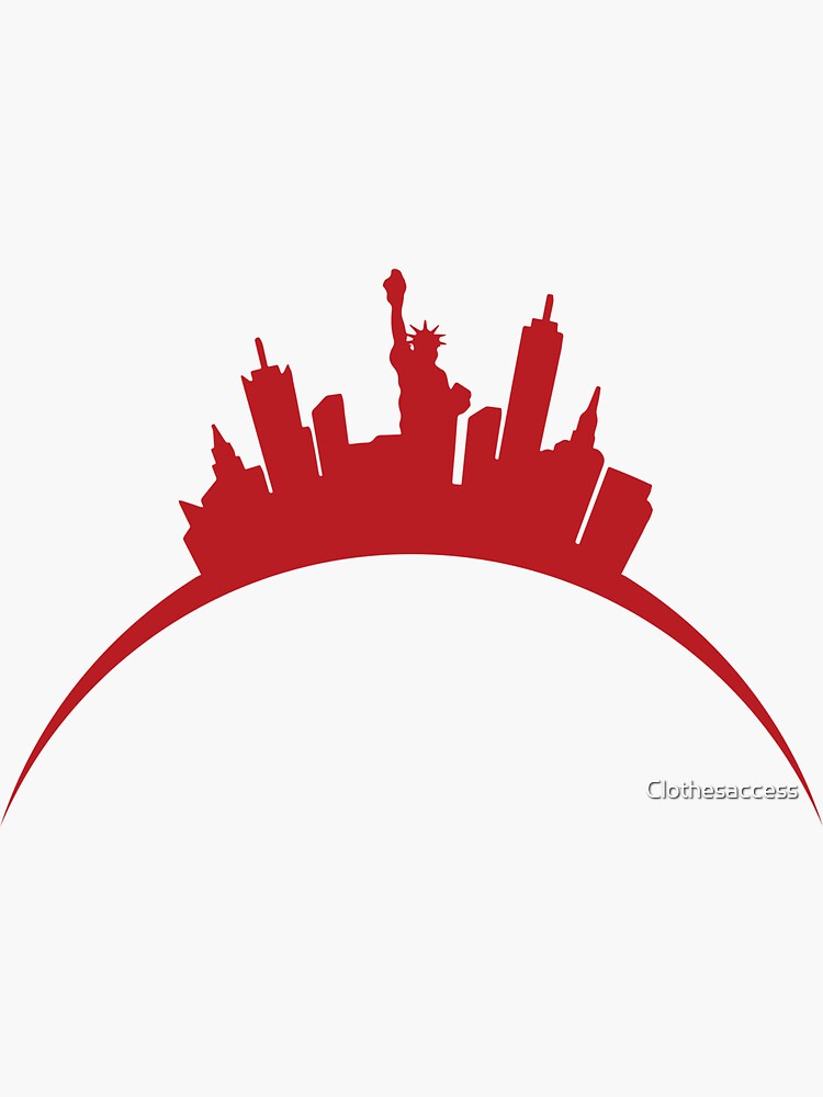 "New york city sticker graphics desgin " Sticker for Sale by