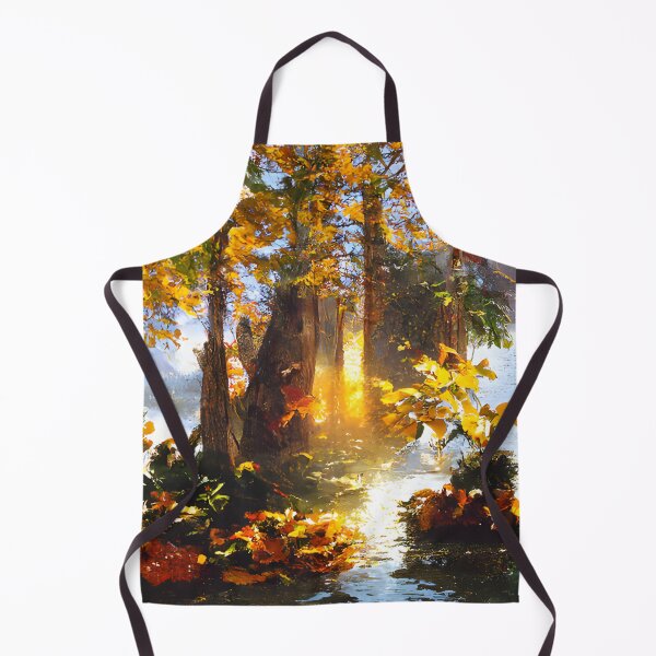 Item preview, Autumnal forest stream designed and sold by fizzribbit.