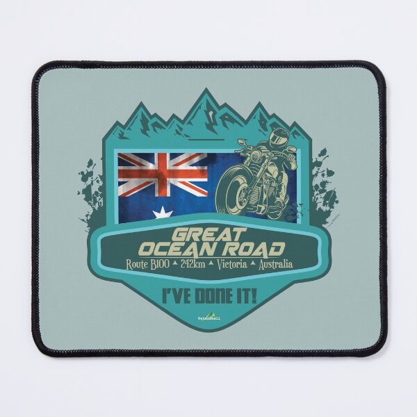 Item preview, The Great Ocean Road Victoria Australia Motorcycle Ive Done It! Sticker T-Shirt 01 designed and sold by OuterShellUK.