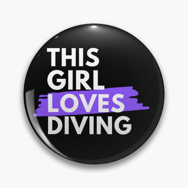 Item preview, This girl loves diving designed and sold by TheGreenGoat.