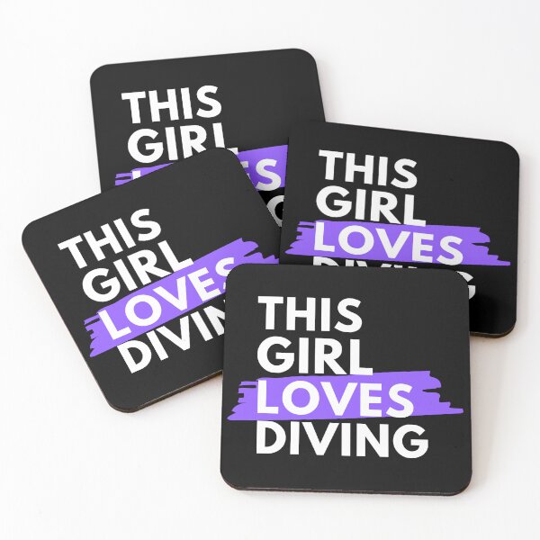 Item preview, This girl loves diving designed and sold by TheGreenGoat.