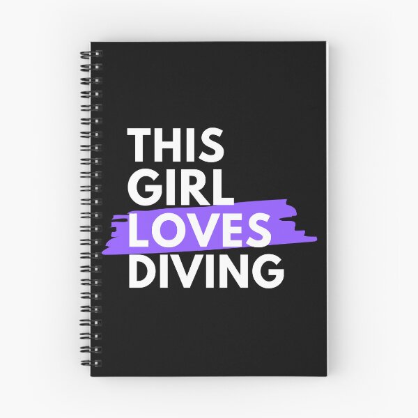 Item preview, This girl loves diving designed and sold by TheGreenGoat.