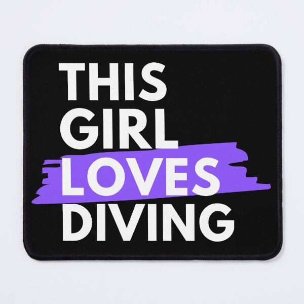 Item preview, This girl loves diving designed and sold by TheGreenGoat.