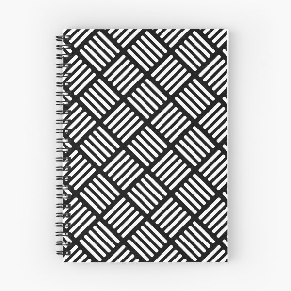 Item preview, Herringbone Pattern White on Black designed and sold by Blue-Banana.