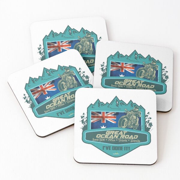 Item preview, The Great Ocean Road Victoria Australia Motorcycle Ive Done It! Sticker T-Shirt 01 designed and sold by OuterShellUK.