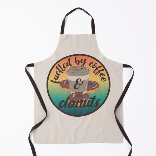 Item preview, Ombre Fuelled By Coffee And Donuts Fun Slogan designed and sold by TrulyEpoque.
