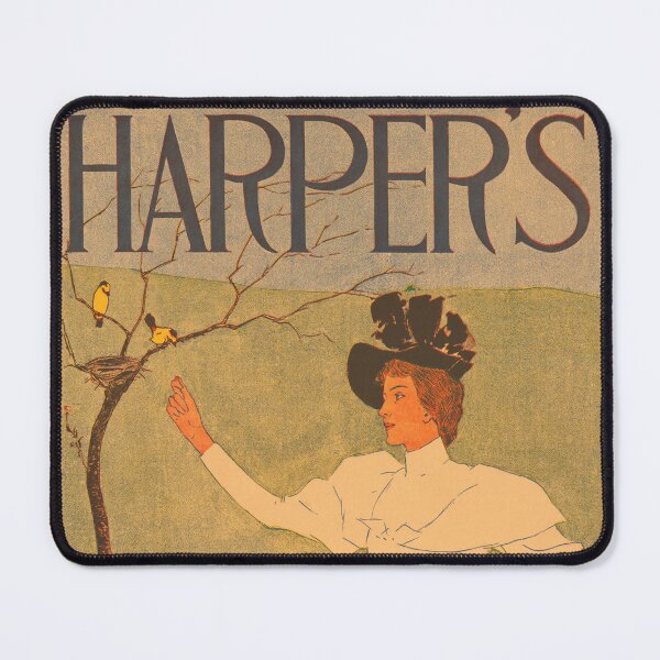 Item preview, HARPER'S MAY 1897 Vintage America Magazine Cover Poster by Edward Penfield designed and sold by retroposters.