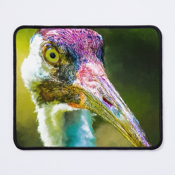 Item preview, Cute Whooping Crane Bird oil paint, Adorable Whooping Crane, Whooping Crane Grus Americana, Whooping Crane Wildlife Bird designed and sold by Trendymotion.