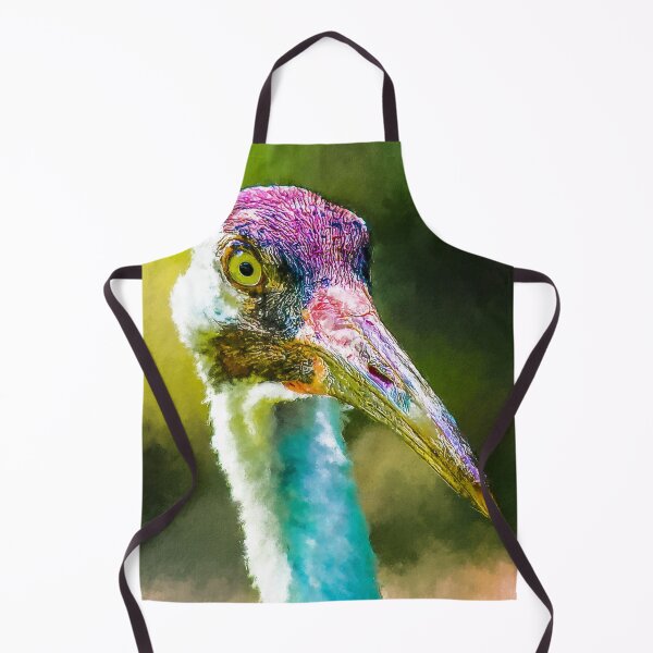 Item preview, Cute Whooping Crane Bird oil paint, Adorable Whooping Crane, Whooping Crane Grus Americana, Whooping Crane Wildlife Bird designed and sold by Trendymotion.