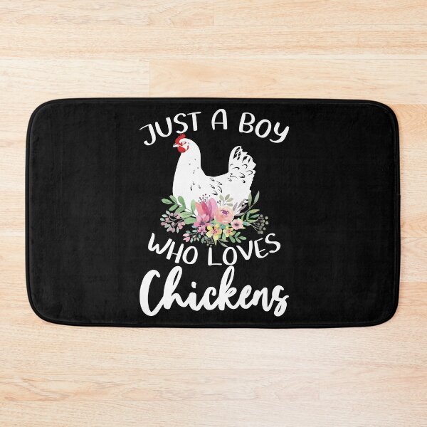 Item preview, Just A Boy Who Loves Chickens designed and sold by SunsetGloww.
