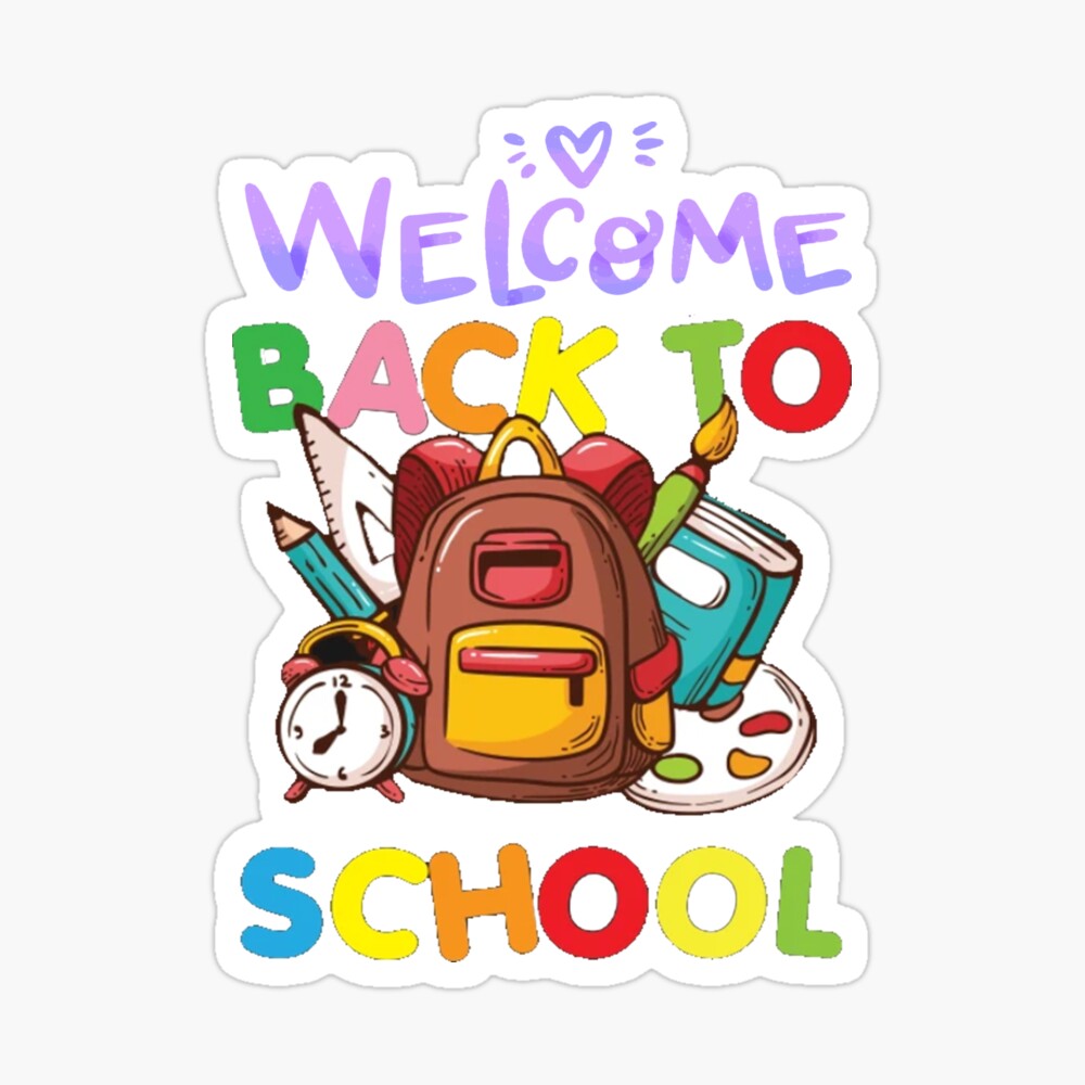 welcome back to kindergarten clipart background