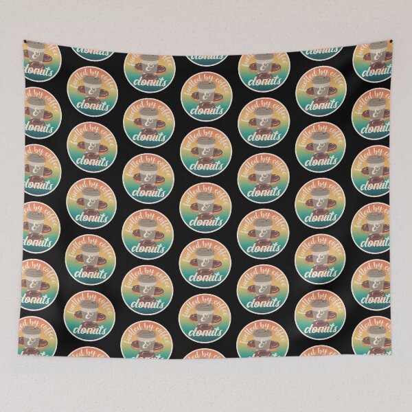 Item preview, Light Ombre Fuelled By Coffee And Donuts Fun Slogan designed and sold by TrulyEpoque.