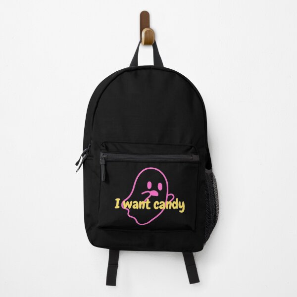 Vista previa del artículo con la obra «halloween inquietante candy fantasma rosa amarillo», diseñado y vendido por BOONTET.