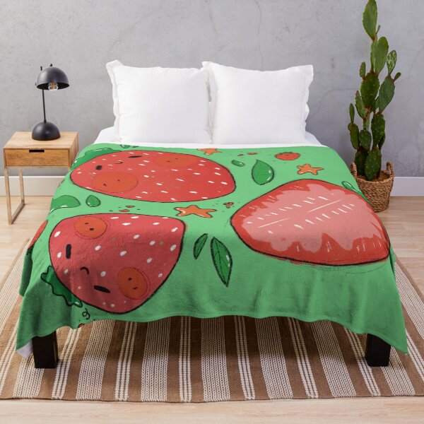 Item preview, Strawberries fields smiling faces designed and sold by TeddyXElliott.