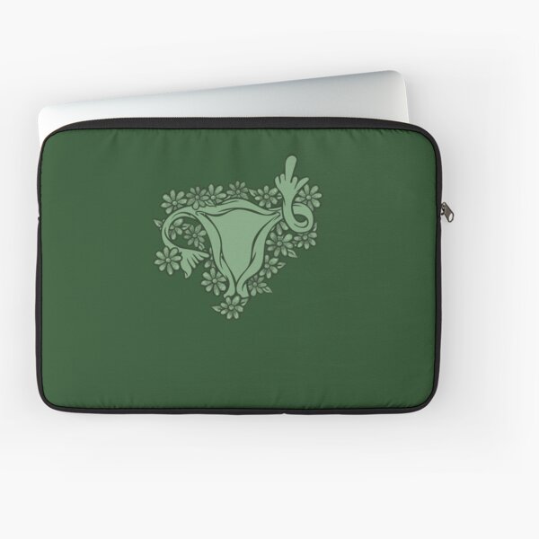 Item preview, Pro-Choice Middle Finger Uterus in Green designed and sold by Boog Monst .